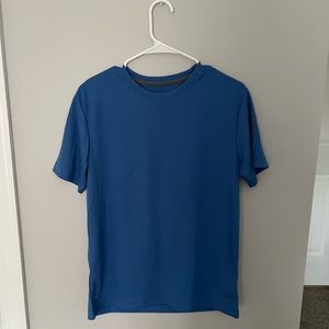 Blue athletic shirt